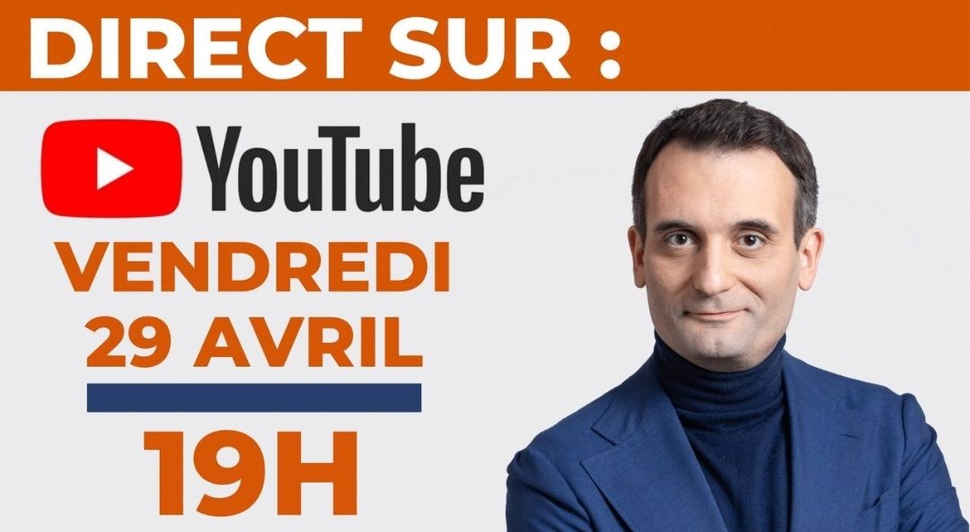PatriotesIsere's tweet photo. ⚠️LE RDV DE LA SOIRÉE @f_philippot président du mouvement @_LesPatriotes en direct sur sa chaine Youtube🇫🇷
📆 Ce soir
🕖 À 19h
🥳 Soyez présent
➡️ Lien: https://t.co/tGwfM9qkoh
Abonnez-vous par ailleurs 🧡 #Twitter #Macron
#Patriotes #alonmusk #legislatives2022 #Shangai https://t.co/g3UJRbSosy