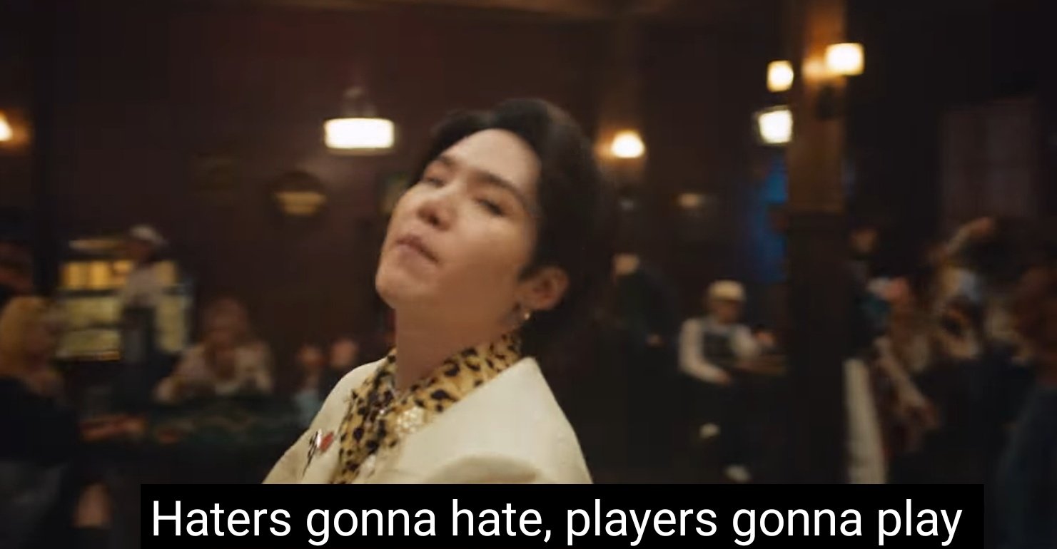 BTS Charts Daily⁷ 2022.06.10 on Twitter "“Haters gonna hate, players