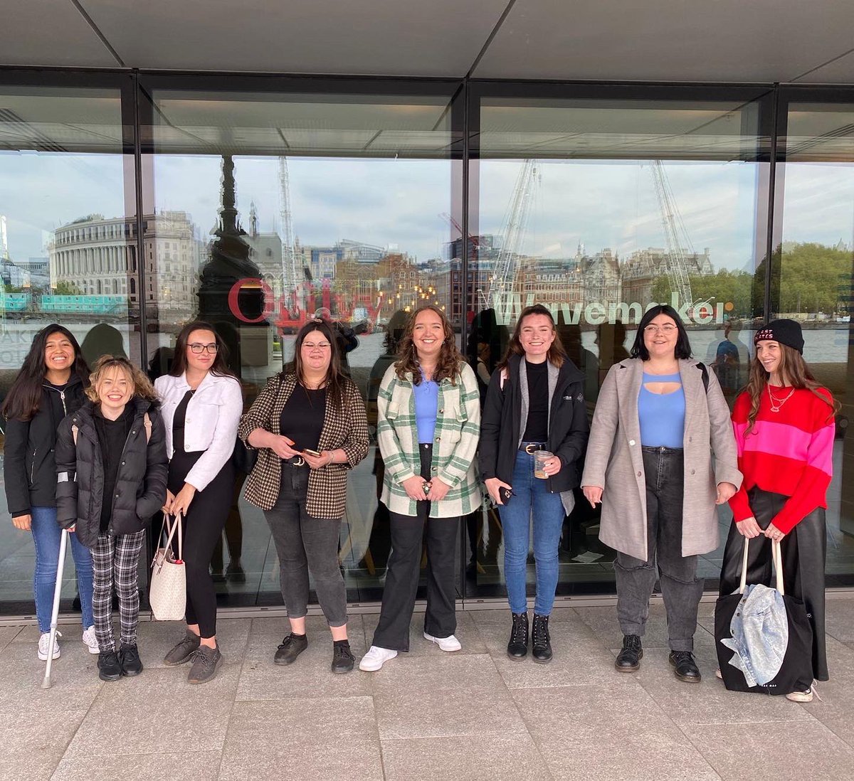 Our 3rd years had a great time <a href="/OgilvyUK/">Ogilvy UK</a> yesterday. Big thanks to CDs Nicola Wood &amp; Andy Forrest for some fantastic and inspiring book crits!