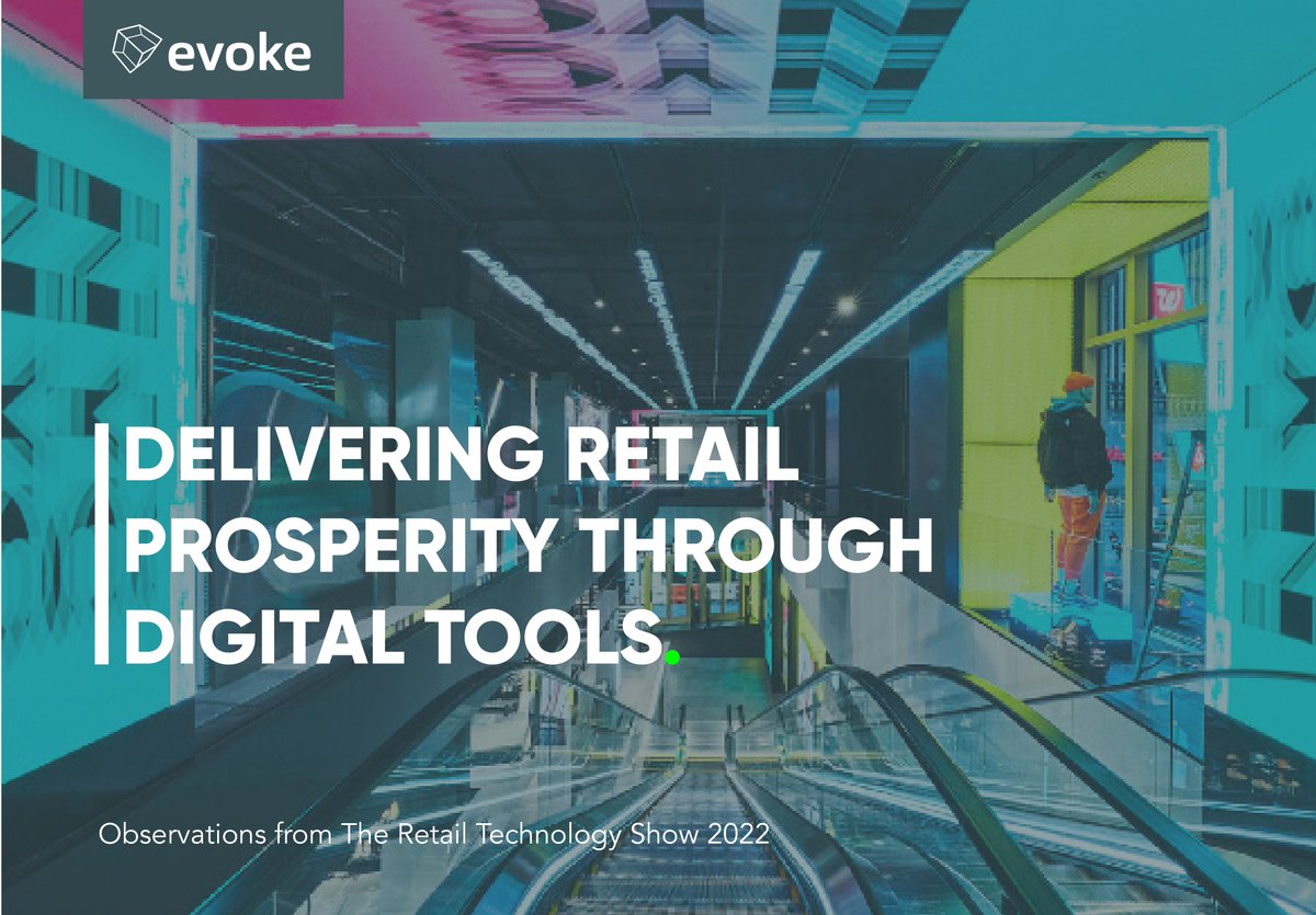 This week, we exhibited at the Retail Technology Show in London. This was the first show since 2019 due to the global pandemic, and unsurprisingly, it was a highly positive, energetic, and productive show for us and industry visitors. 
evoke-creative.com/retail-technol…
#digital #retail