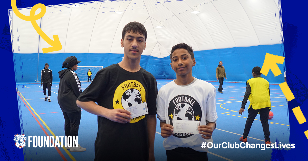 #FootballWelcomes 🤝 @PLKicksCCFC We'll be welcoming young people from Butetown to Saturday's fixture between @CardiffCityFC and @BCFC! ➡️ bit.ly/3MyuG72 #OurClubChangesLives💙