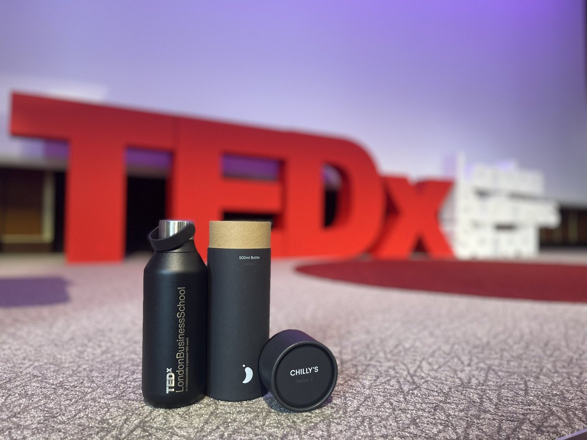 TEDxLBS's tweet photo. We are proud to host Chilly's as one of our sponsors for the TEDxLondonBusinessSchool 2022 event. They endorse a "Reusable Way of Living" as a movement towards "Attention Please".

@Chillysbottles 

#tedxtalks #tedxlondonbusinessschool #attentionplease https://t.co/eph00ybFFK