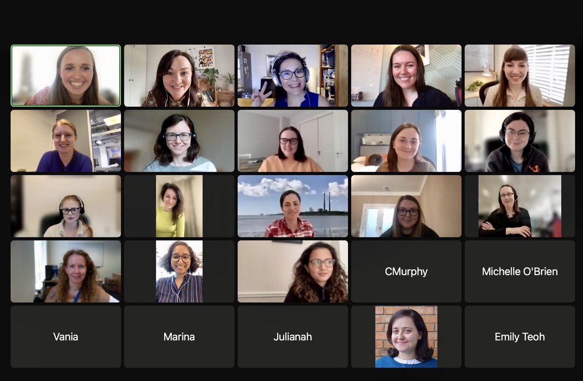 1/x Yesterday we had our 1st HER+Data event of 2022. About 30 folks joined for our lunch time event to hear talks from 3 amazing women working in the field of #datascience <a href="/McAuleyCiara1/">Ciara McAuley</a> @SophDaly and <a href="/ruthygarcia/">RG</a>. Thanks to all our attendees and especially our speakers!