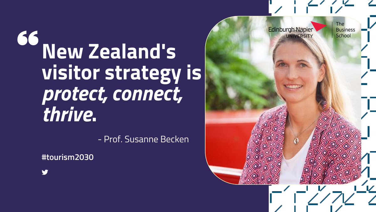 Professor <a href="/SusanneBecken/">Susanne Becken</a> <a href="/GriffithUniVC/">Griffith University VC (she/her)</a> shares insights from New Zealand’s strategy for tourism and emphasizes the importance of connectedness and partnerships in achieving goals.

Join the conversation 👉 #tourism2030

<a href="/TourismSoc_Scot/">Tourism Society Scotland</a>