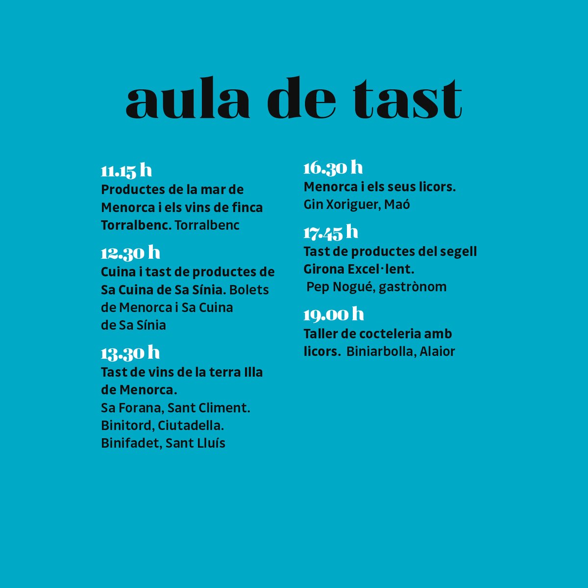firaarrels's tweet photo. Comença la festa del #productelocal i la #cuinadeMenorca 🔥 A les 10h obrim les portes del recinte firal de Maó per acollir la V Fira Arrels! Aquí el programa d'avui👇
✅Expositors de producte, cuina en directe, tastos guiats, tallers infantils, música... Només faltau vosaltres😍 https://t.co/sh7ad0DWjB