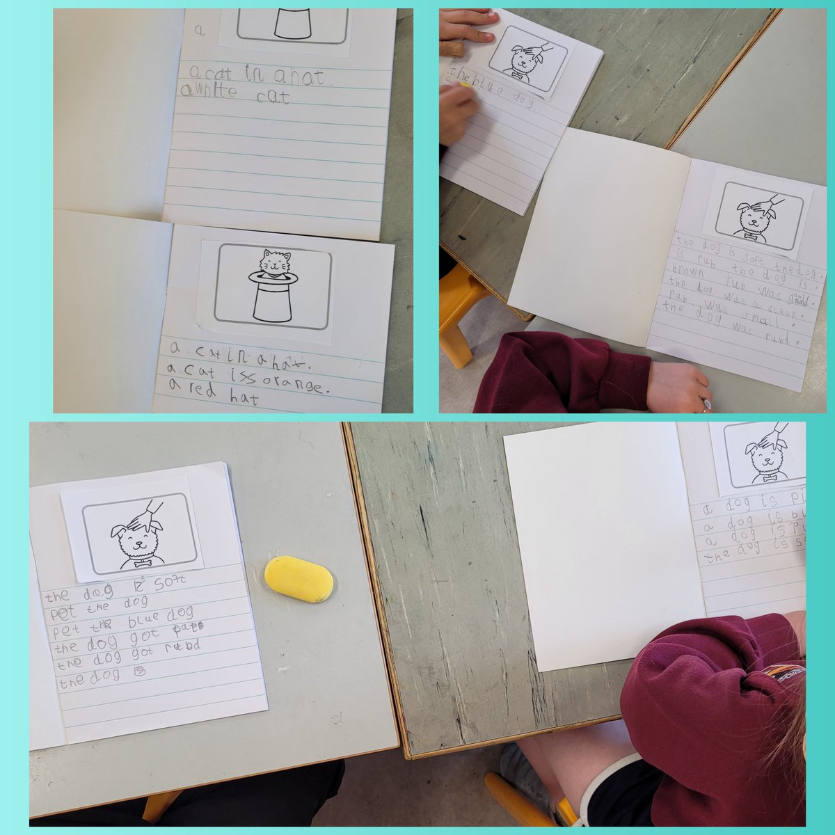 We tried writing sentences all by ourselves this morning in Junior Infants, and look what a great job we did <a href="/kinvarans/">Kinvara NS</a> 👏😊🥳 
It's exciting when it all starts coming together!