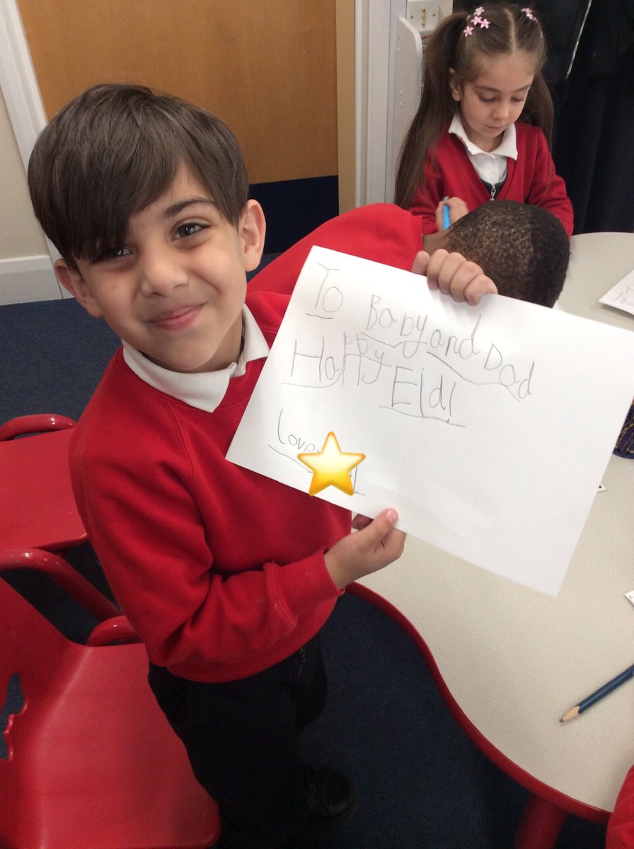 MrsPorteousBps's tweet photo. In RCP we are getting ready for our Eid celebrations and making beautifully written Eid cards for our families. We can’t wait to add some sparkle this afternoon. @RecBps @BirchfieldsPS @MissChick14 @MrsCrook2 https://t.co/g2gDsocjEC