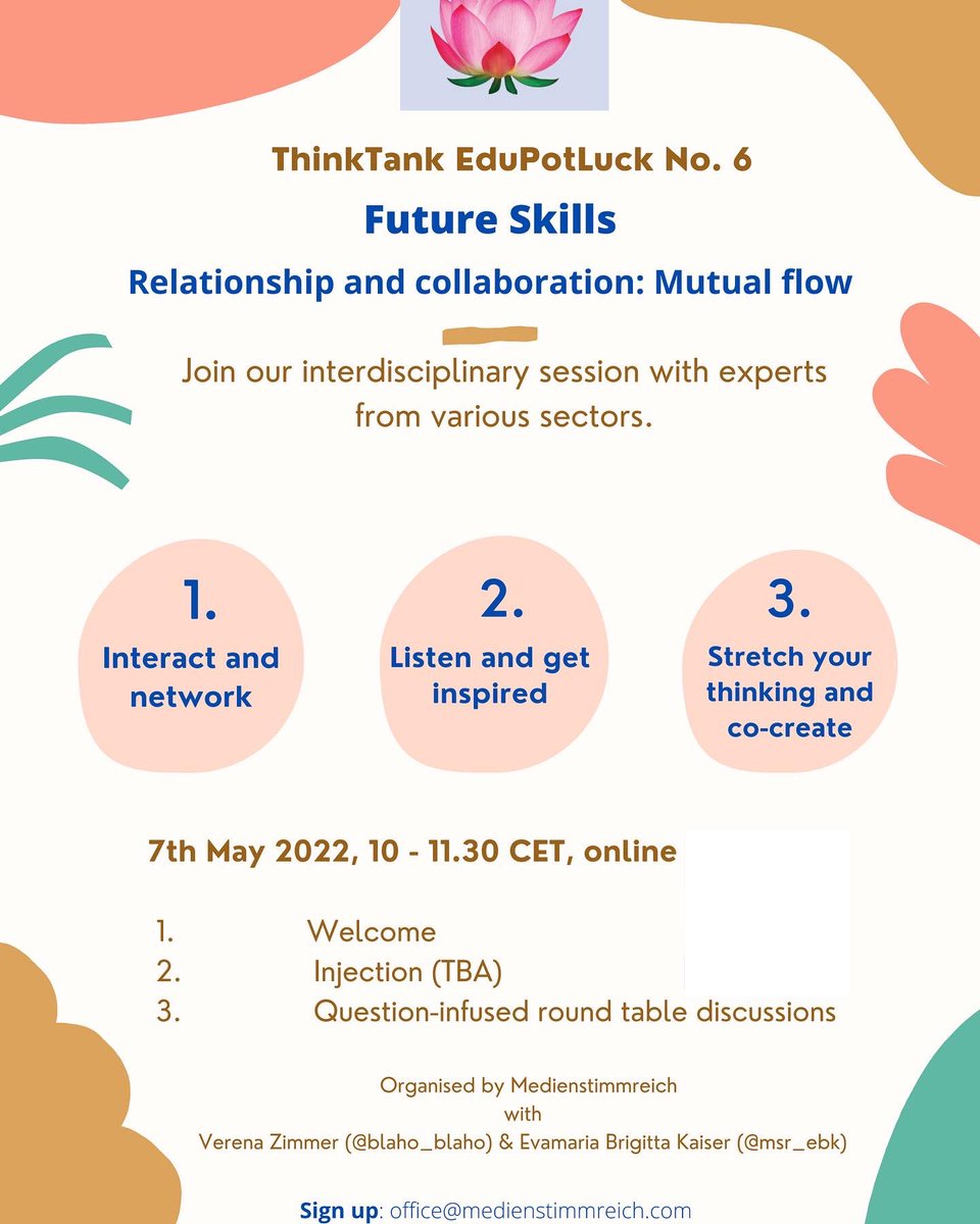 media_msr's tweet image. Sei dabei, join the flow! #Lifelonglearning #Lifewidelearning #twitterlehrerzimmer #Futureskills #skillsome @rajvibs @atilamrac @ayesha_edtech