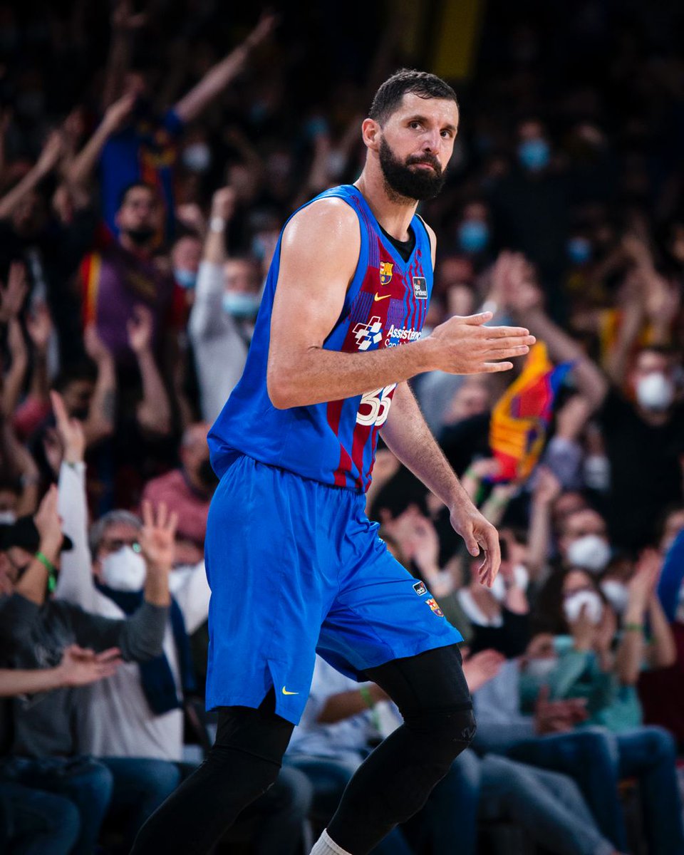 FCBbasket's tweet image. 👑 Nikola Mirotic #MVPMovistar 

RT = Vot per Mirotic per ser l'MVP de l' @ACBCOM
