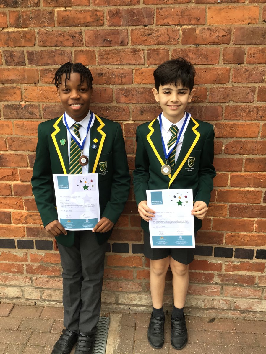Well done to all of our swimmers who competed in the gala at KES. A big well done to Carter and Arman who received a bronze and silver medal in their respective races