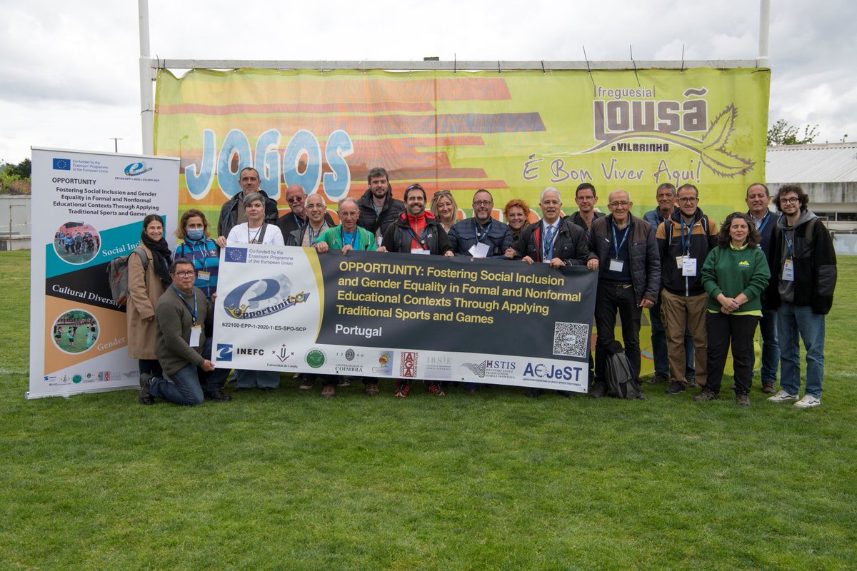 The European Association of Traditional Sports and Games, as a member of the Opportunity European Project, has participated in the meeting of partners in Coimbra (Portugal).
Web: aejest.com 
Fb AEJeST: facebook.com/aejest
LinkedIn AEJeST: linkedin.com/company/aejest…