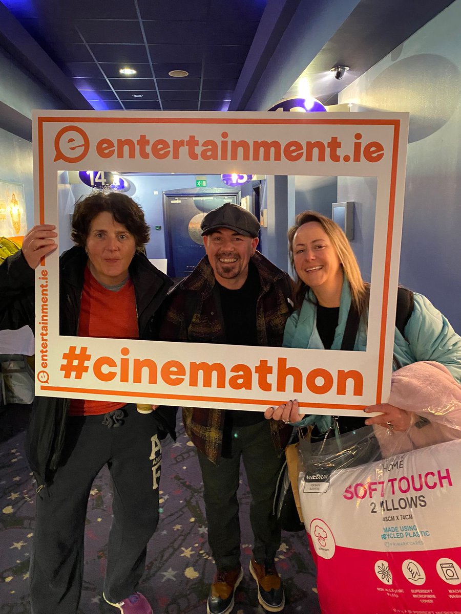BevinMahon's tweet image. Just arrived! 25hours of movies in aid of @FocusIreland with @entertainmentIE #cinemathon @dentaltechgroup @vallmq