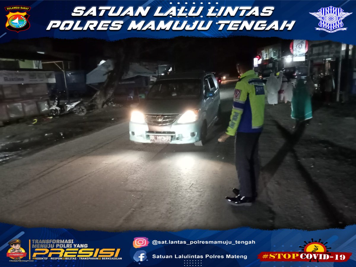 SatlantasMateng's tweet photo. PERSONIL SAT LANTAS POLRES MAMUJU TENGAH MELAKSANAKAN PAM TARWIH YANG BERTEMPAT DI MASJID AL-IKHLAS DESA. TOPOYO, KEC. TOPOYO, KAB. MAMUJU TENGAH https://t.co/Cqee0yGlrZ