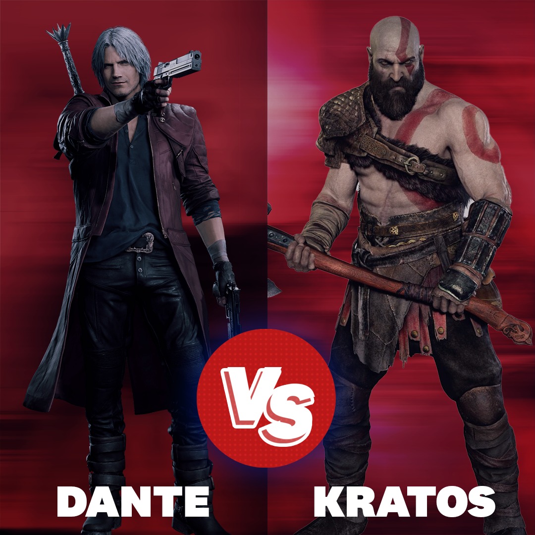 في سيناريو خيالي كريتوس من لعبة God of War راح يقابل دانتي من لعبة Devil May Cry أي شخصية منهم راح تنتصر في رأيك ؟ 🧐

#KFCGamingME #gamers #جيمرز #KFCGaming #ramadan