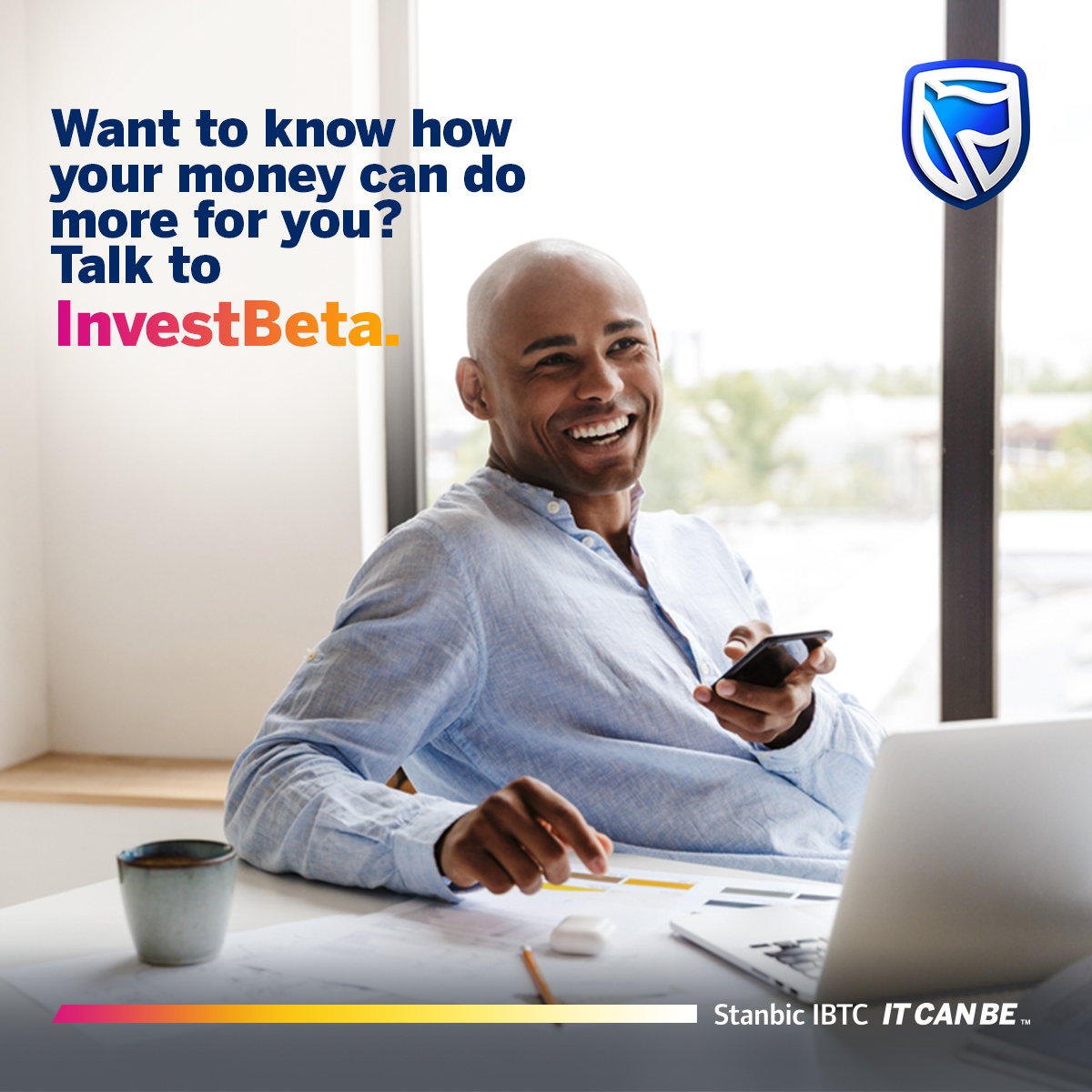 StanbicIBTC's tweet photo. Investing can seem difficult, especially if you don’t know how or what to invest in. Let us help you on this journey. 
Visit https://t.co/fsPcg4OYzw to choose a plan that works for you.
#InvestBeta
#ITCANBE https://t.co/wZcKukTiiq