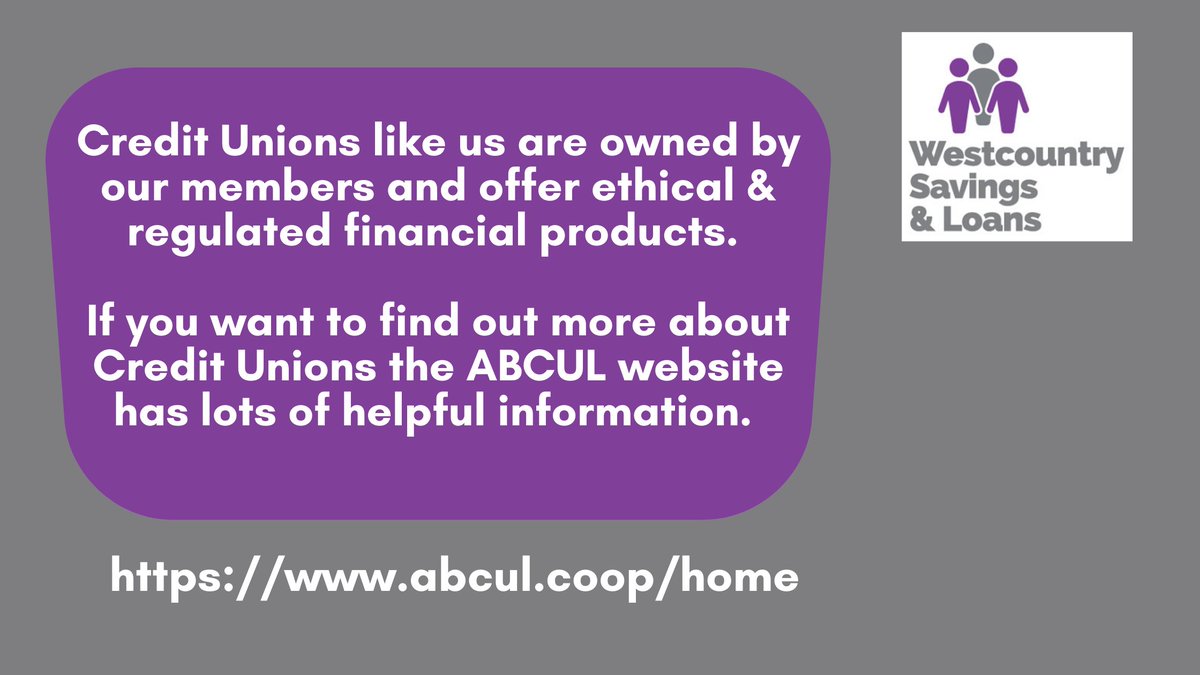 Do you want to find out more about credit unions? #creditunions #ethical #savings #loans #financialwellbeing #members #southwest
