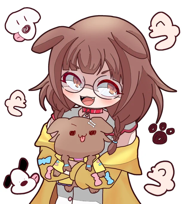 毛玉とぱっつんとメガネ
 #できたてころね 