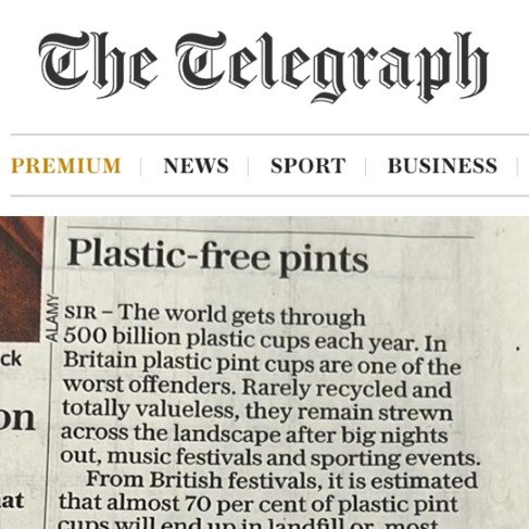 Today we launch our #PlasticFreePint campaign to bring an end to the billions of #plastic pint cups which are being used each year. Virtually never #recycled, these cups will litter the #planet for centuries to come.

Time to pour a #plasticfree pint

#Bantheplasticpint