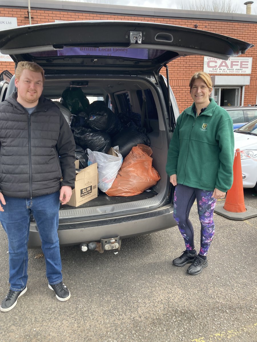Today, Mrs Palmer delivered the donations of food, clothing and bedding to <a href="/beardedbrozuk/">Bearded Broz official</a> for distribution to Ukraine. Thank you to everyone who was able to donate.