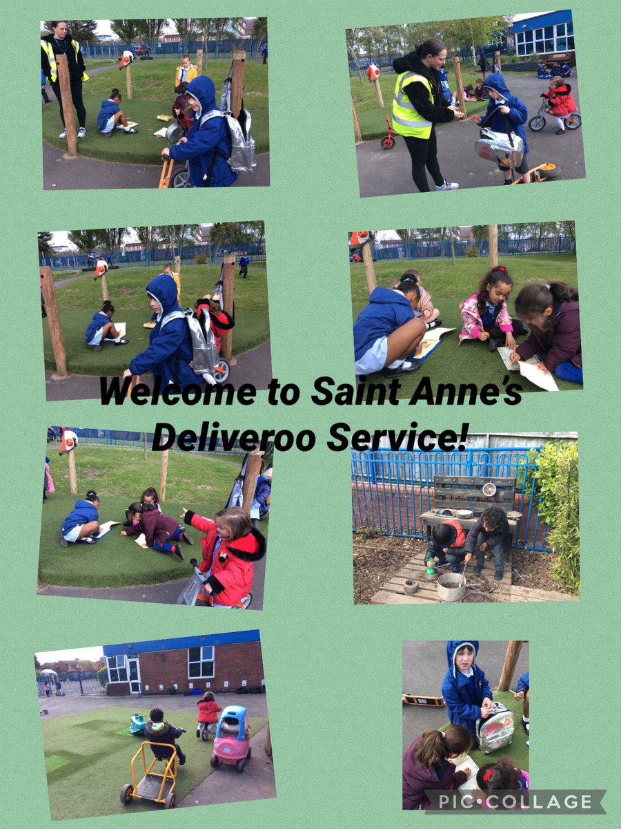 EYFS2stannes's tweet photo. Reception are in full deliveroo mode! Don’t delay place your order today! @Deliveroo https://t.co/s4Z8aRLRVj