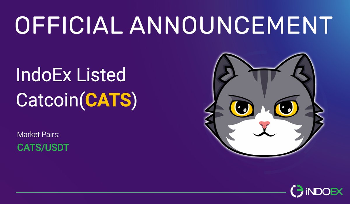 Indoex_LTD's tweet photo. Catcoin  (CATS)
listed on Indoex
https://t.co/vuMSV6KO1j
website:https://t.co/8tiPze0za1
Twitter: https://t.co/51b9ZDq80R
TG: https://t.co/P3Sss7k0DB
Visit: https://t.co/adFRc0QtGK 
smart contract: https://t.co/ZY3IkkhoLH
Follow us on: https://t.co/7Po3C2fadr
@Catcoinbsc https://t.co/RWwdGQQ2Ec
