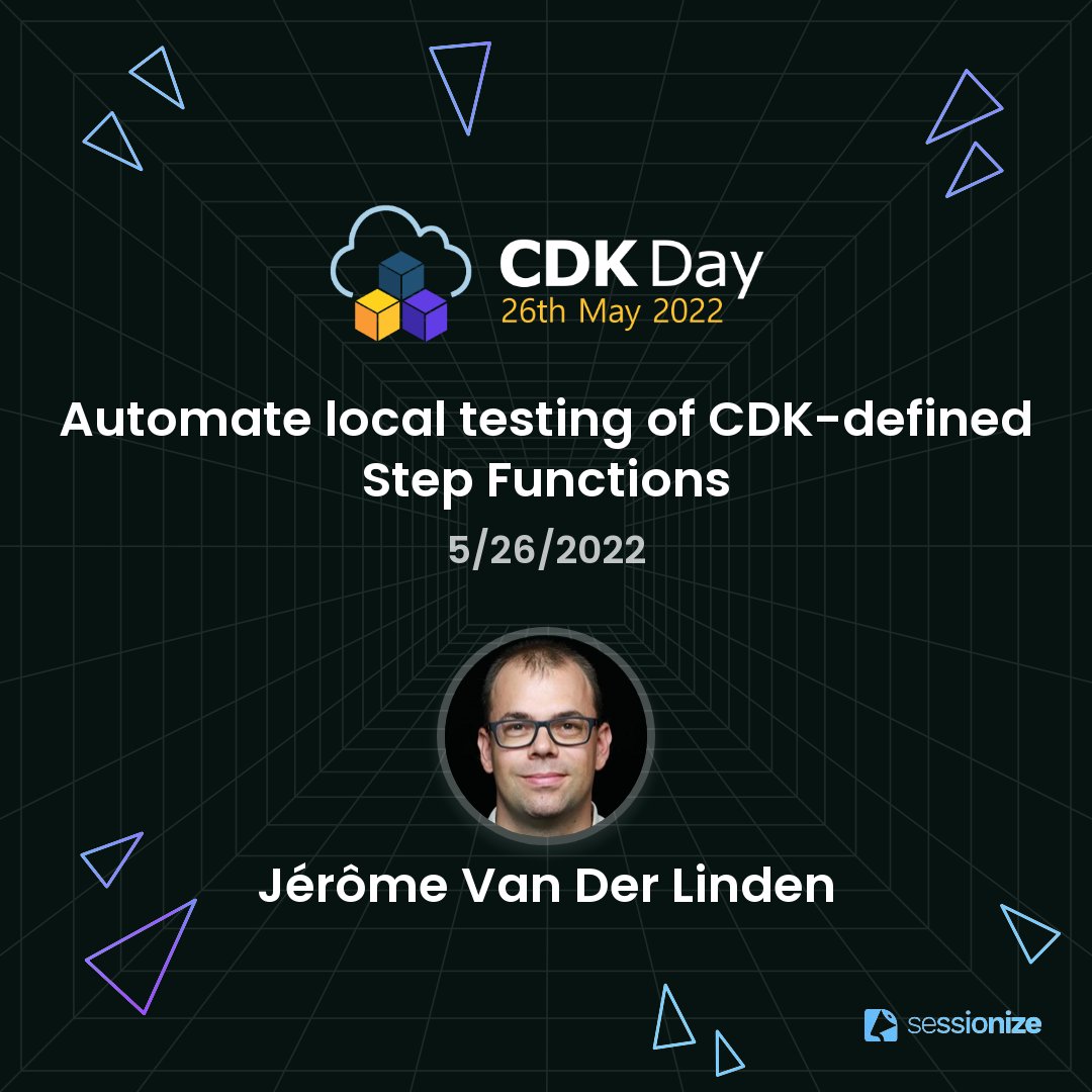 jeromevdl's tweet photo. I'm thrilled and super excited to be speaking at CDK Day! 
If like me you love Step Functions and CDK, join me on the 26th of May at #cdkday (https://t.co/ZK5rCWgeoT)!

#aws #cdk #serverless #stepfunctions https://t.co/1lkfO9VnUw
