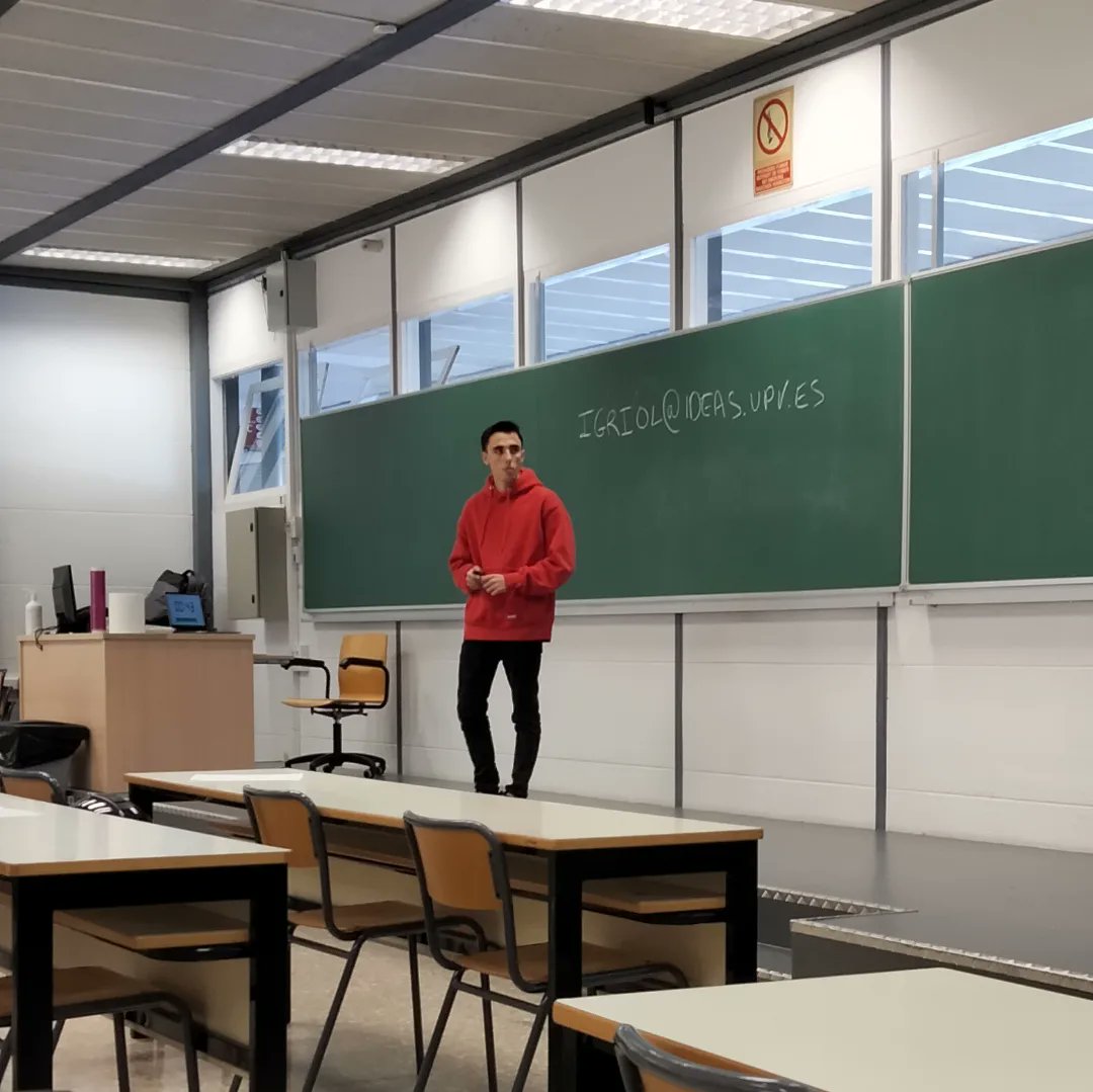 eKademy_eu's tweet photo. ¡Ya está! 😁
Hemos expuesto el proyecto ante el jurado de @IDEASUPV ✨
Ahora queda recibir el feedback para así poder mejorar 🙌 https://t.co/dgp2gkKKJV
