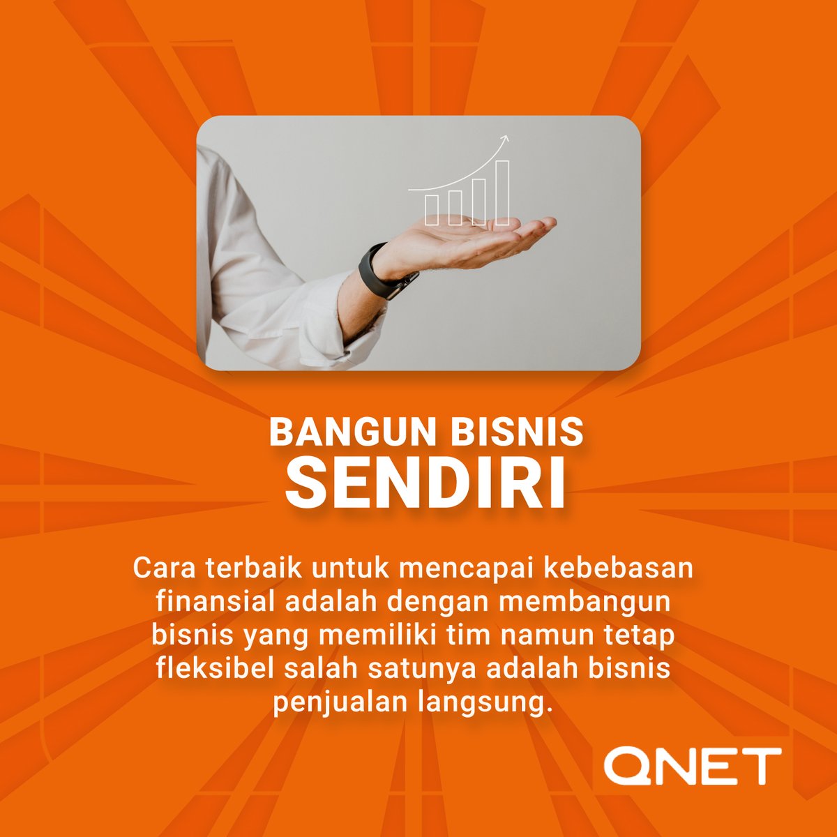 QNetIndoffical's tweet photo. Kebebasan finansial adalah sebuah kondisi yang hampir semua orang impikan dan bersama QNET, Anda bisa mencapai hal tersebut 🤑💰💪

Apa saja yang perlu kita lakukan untuk mendapatkan kebebasan finansial? 

#QNET
#QNETINDONESIA
#QNETINDONESIAOFFICIAL https://t.co/L38Xe85Sft