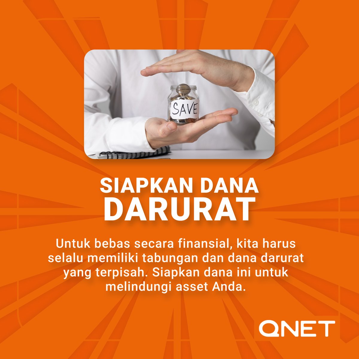 QNetIndoffical's tweet photo. Kebebasan finansial adalah sebuah kondisi yang hampir semua orang impikan dan bersama QNET, Anda bisa mencapai hal tersebut 🤑💰💪

Apa saja yang perlu kita lakukan untuk mendapatkan kebebasan finansial? 

#QNET
#QNETINDONESIA
#QNETINDONESIAOFFICIAL https://t.co/L38Xe85Sft