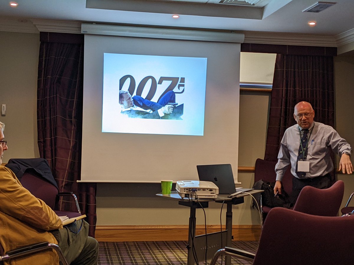 ooh_nhsh's tweet photo. "No Time To Die" - Day 2 parallel session with James Bonds personal doctor #rethinkingremote2022 https://t.co/LnOLCFRuS5