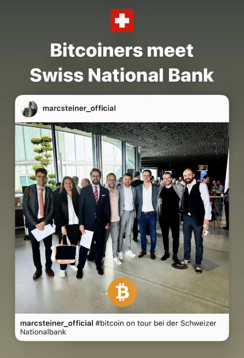 Today some Bitcoiners are in Bern and the president of the ‚Bitcoin Association Switzerland‘ just spoke during the General Meeting of Shareholders of the Swiss National Bank about #Bitcoin. Well done Luzius! #CryptoNation🇨🇭