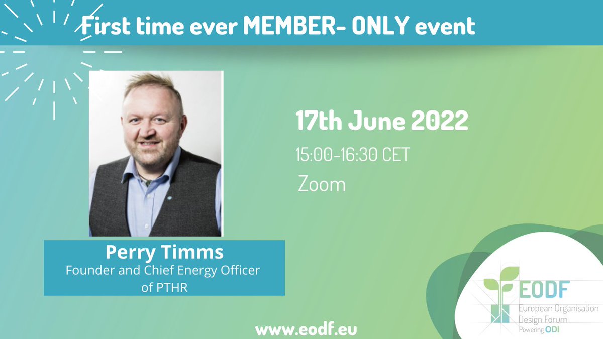 EODF European Organisation Design Forum tweet media