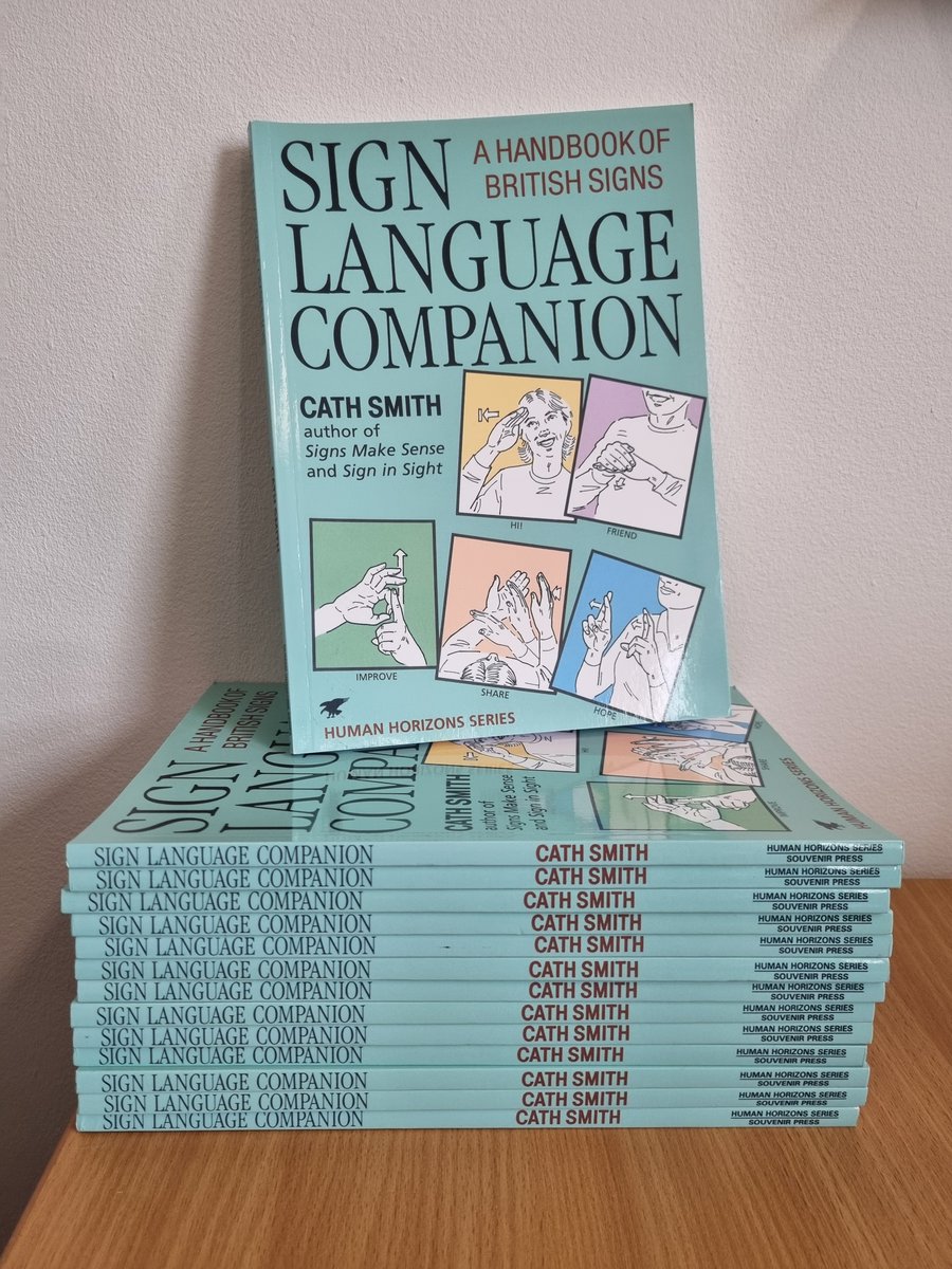 To raise awareness and promote learning British Sign Language this Deaf Awareness Week 2022, we're giving away 14 copies of the Sign Language Companion to our staff and students! Drop us a DM if you'd like a copy.