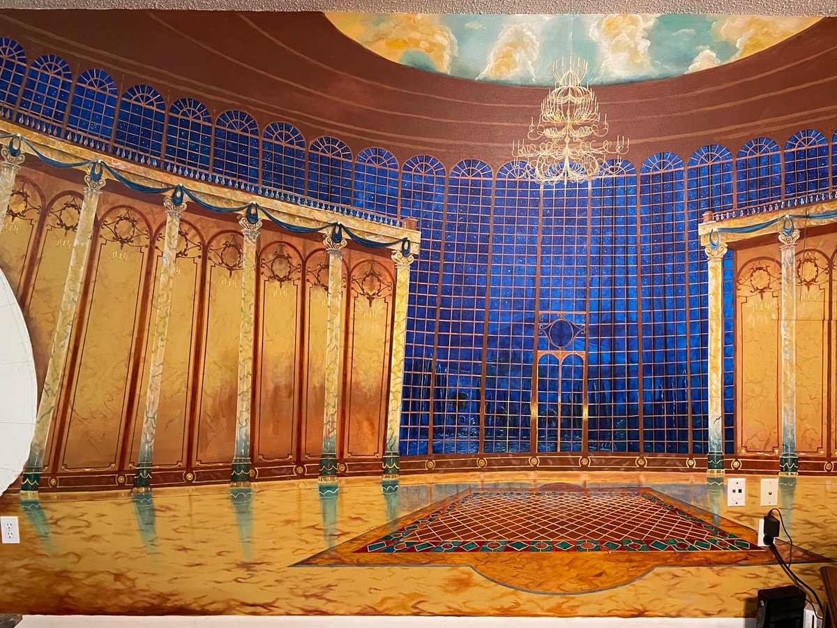 KAJUNARTIST's tweet image. Getting some progress done on our living room #murals  🎨👍😎👍