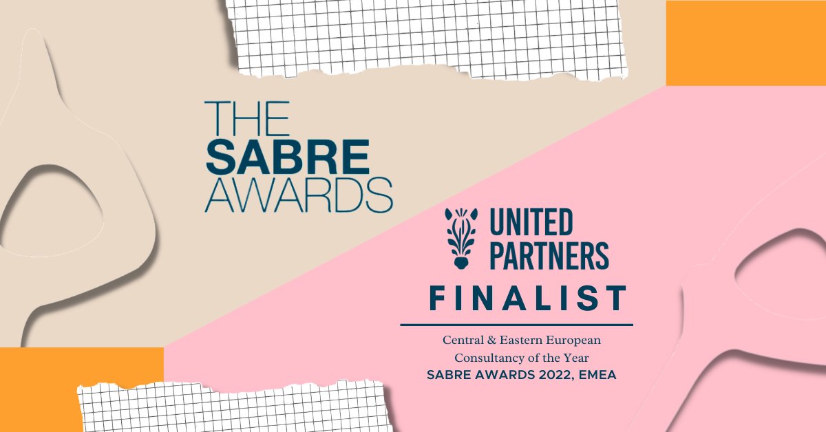 We're so happy. Another UP-finalist entry in SABER AWARDS 2022, EMEA! Category:Central &amp; Eastern European Consultancy of the Year.UP's established a sustainable network for better, smarter, innovative PR &amp; Communications strategies and solutions.
Good luck to all the nominates!