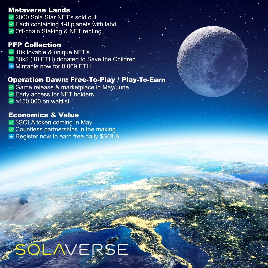 TJBLFG's tweet photo. Wish you were there when @TheSandboxGame launched in 2012?  @the_solaverse has just as much potential. It's not just a #P2E @OperationDawn_ mobile game, nor just a metaverse nor just an awesome @Companions_NFT set. It's all of that plus much much more.. #thesandbox #OperationDawn https://t.co/PBxRNGw7cu