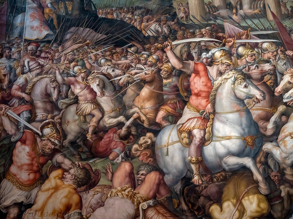 NoelGermer's tweet photo. Palazzo Vecchio: San Vincenzo Kulesi'nde Pisalıların Yenilgisi. Giorgio Vasari. 1568-1571. https://t.co/IU1I1zFXhJ