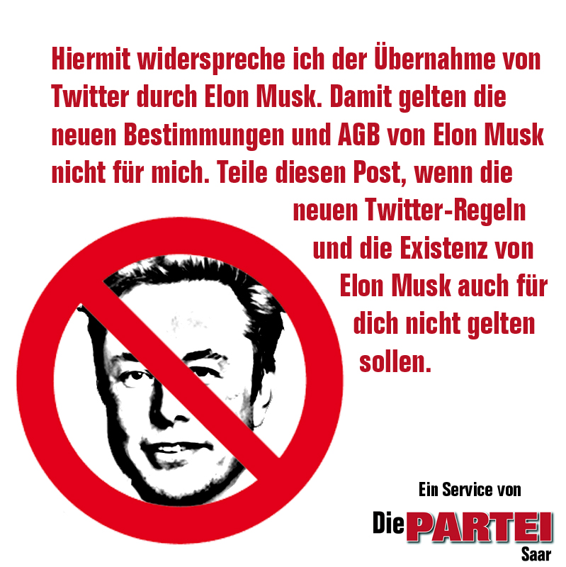 Teilen! #ElonMusk #TwitterTakeover