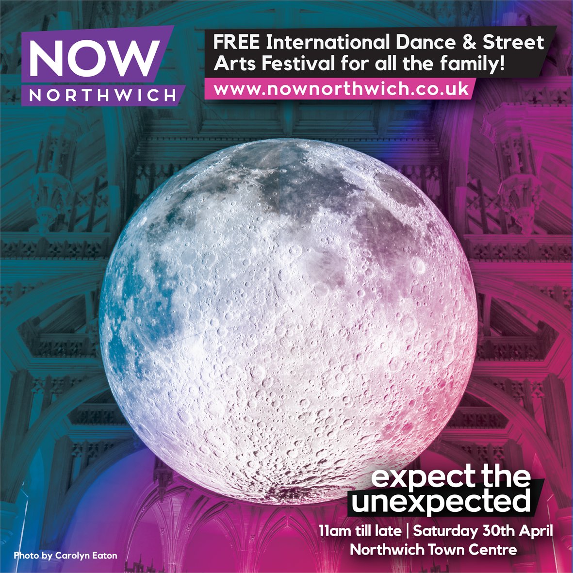 nownorthwich's tweet photo. Queues at The Plaza Northwich for Museum of the Moon tomorrow are expected so if you choose NOT to wait, remember that you can visit this spectacular installation during the whole bank holiday weekend WITHOUT A TICKET. More info at: https://t.co/ozFA3tiJ0w   
#NowNorthwich #NN22 https://t.co/eL4eP76qch