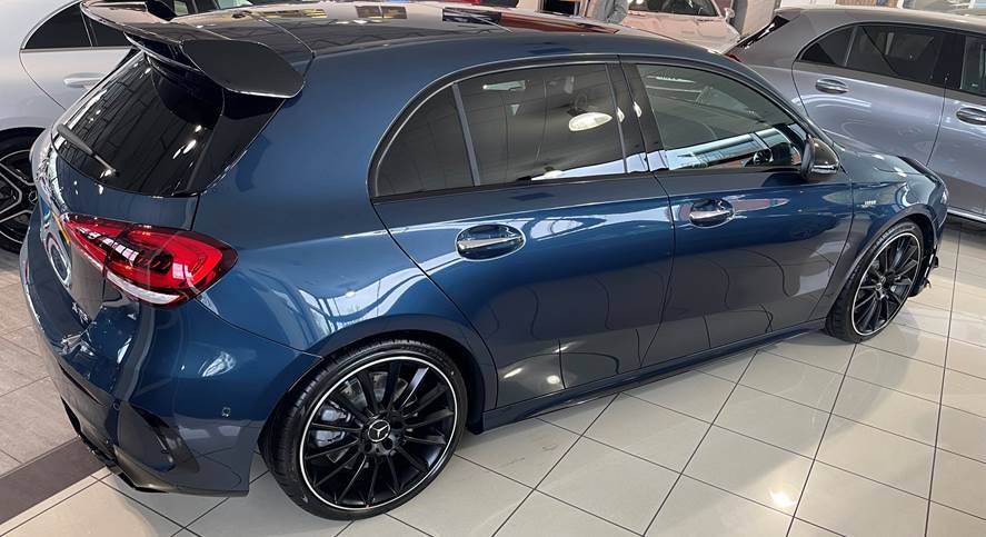 MercLeeds_Sarah's tweet photo. A 35 4MATIC AMG Line Premium Plus Hatchback 

Limited colours available! 

BCH
9 + 47
5K MPA
£451.73 + VAT
Finance via Arval 

Personal quotes also available 

Get in touch to order yours! https://t.co/yD8nX5r3X3