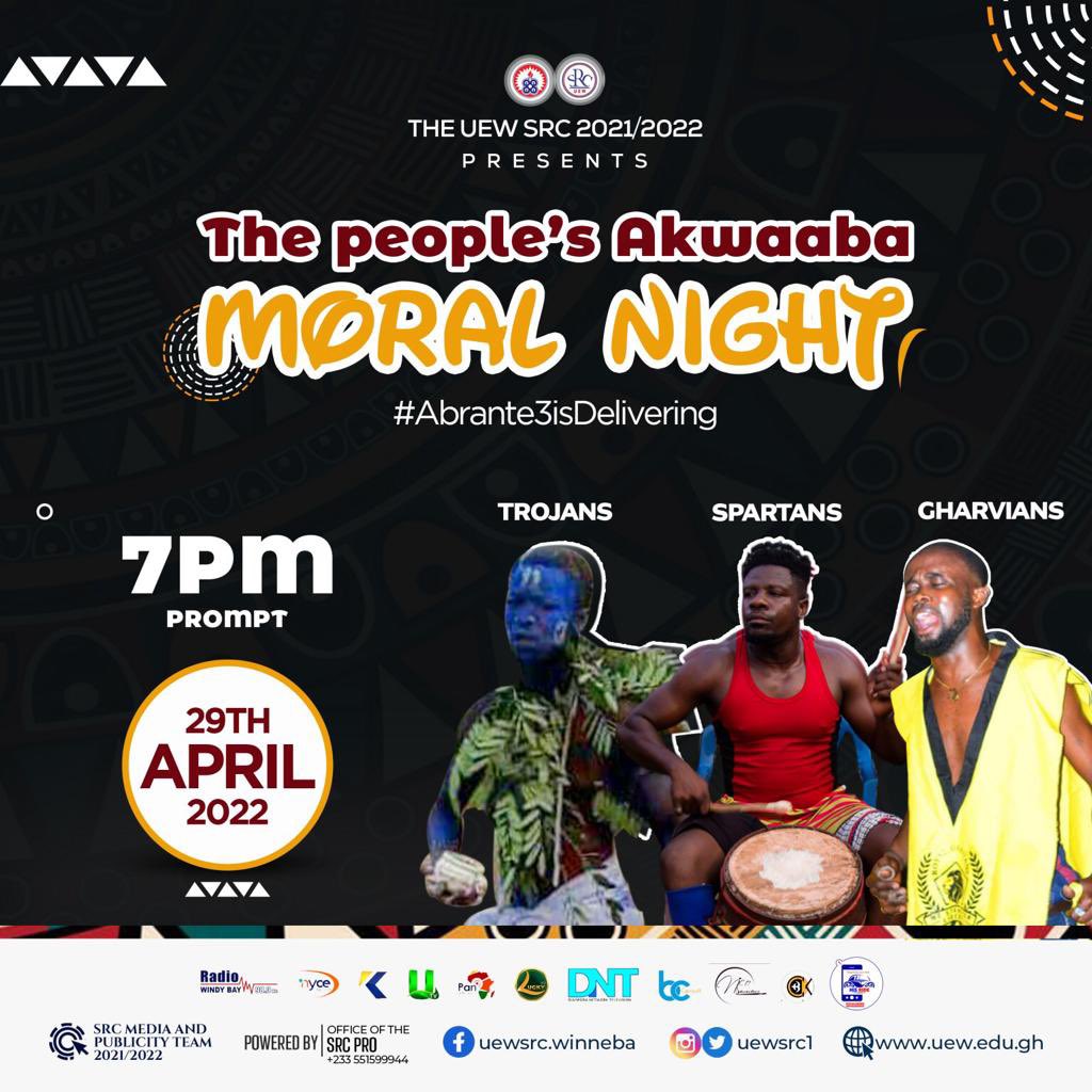 campus_arena's tweet photo. Places you can enjoy yourself tonight.
1.The people's Akwaaba Morale night ๐ @uew_official @UewLiveUpdates
2.Atlantic Hall @ATL_UCC @src_ucc
@UEWNewsFile @uewsrc1
#ATLAt60
#MoraleNight
#TGIF https://t.co/7j5Z8q0fOO