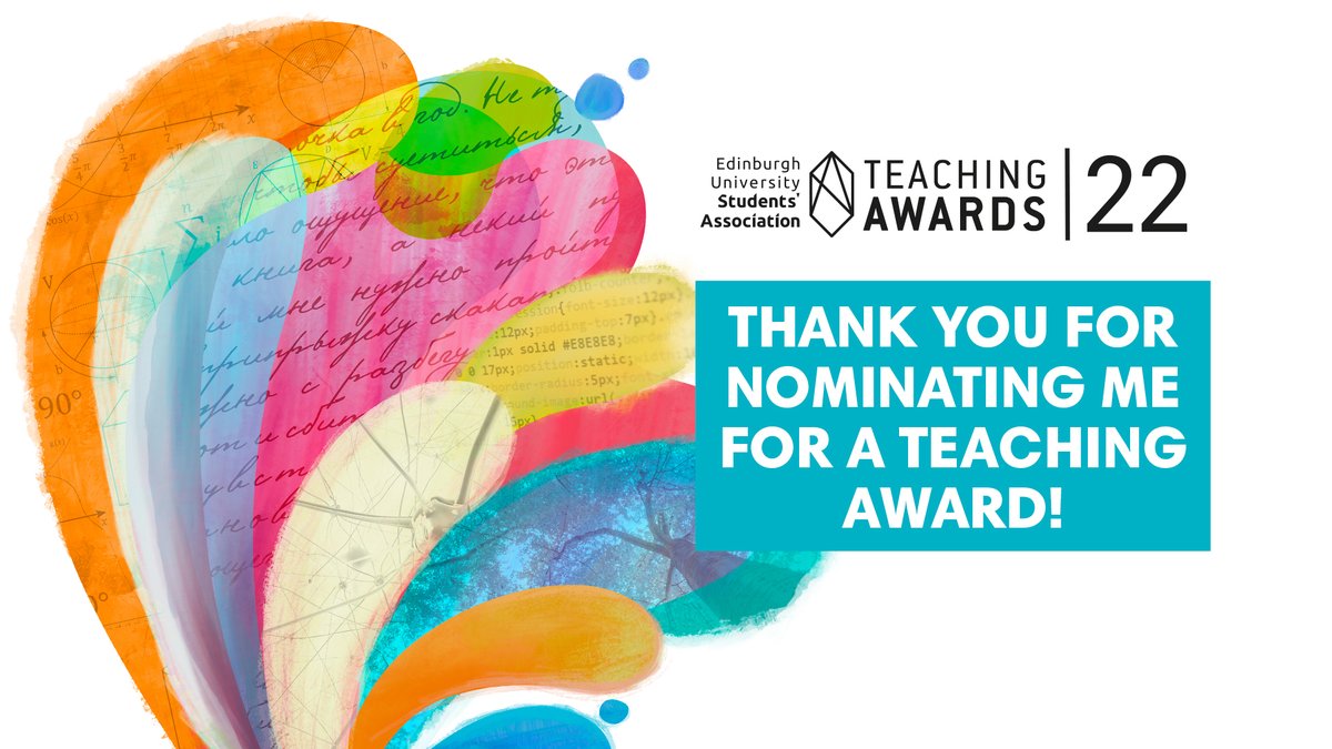 Maggie Dwyer (@magdwyer) on Twitter photo Big thanks to students who nominated me & my course 'Conflict Security and Development' for <a href="/EdUniStudents/">Edinburgh University Students' Association</a> teaching awards. Such kind messages are extra special when designing & running it for the first time this year. Only possible with fantastic <a href="/simkumalkoroma/">Simeon Koroma</a> on the team. Big thanks to students who nominated me & my course 'Conflict Security and Development' for <a href="/EdUniStudents/">Edinburgh University Students' Association</a> teaching awards. Such kind messages are extra special when designing & running it for the first time this year. Only possible with fantastic <a href="/simkumalkoroma/">Simeon Koroma</a> on the team.