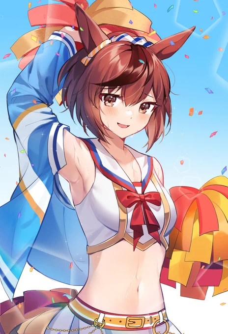 #ウマ娘 
ポンポンヘアーナイスネイチャ! 