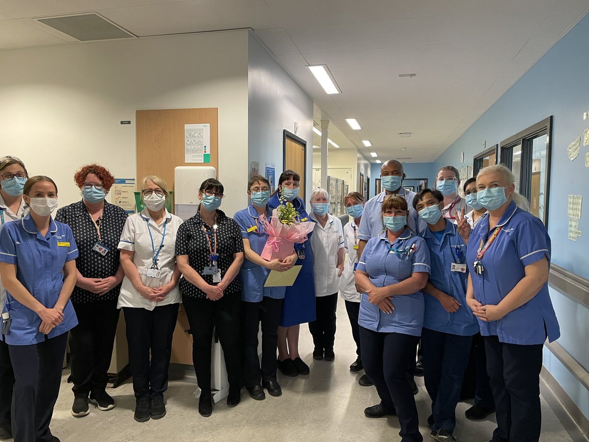 Sorry to see our lovely Rachel Johnson leaving day case for a new band 6 role in research 💕 Good Luck Rachel! x