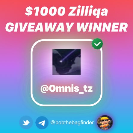 WINNER OF $1000 #ZIL #giveaway is <a href="/Omnis_tz/">Omnis ❌</a>

🎉 CONGRATULATIONS 🎉  

You’ve been contacted through DM! So glad it was someone in the $XCAD &amp; $ZIL fam 😇🥰

#Zilliqa #XCAD

The validity of the winner can be confirmed here:

twitterpicker.com/d/btnj2656