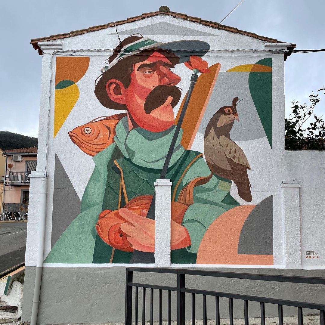 brababella's tweet photo. #Streetart by #TweeMuizen @ #CasasDeMillán, Spain, for #AyuntamientoDeLuque
More pics at: https://t.co/YSygdStJO8
#streetartcasasdemillan #streetartspain #arteurbana #urbanart #murals #muralism #contemporaryart #artecontemporanea @TweeMuizen https://t.co/G3rV8hltlD