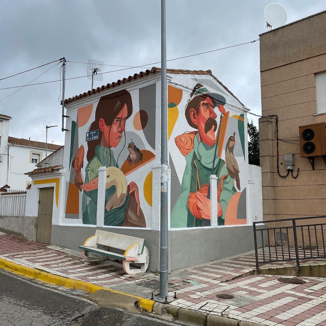 brababella's tweet photo. #Streetart by #TweeMuizen @ #CasasDeMillán, Spain, for #AyuntamientoDeLuque
More pics at: https://t.co/YSygdStJO8
#streetartcasasdemillan #streetartspain #arteurbana #urbanart #murals #muralism #contemporaryart #artecontemporanea @TweeMuizen https://t.co/G3rV8hltlD
