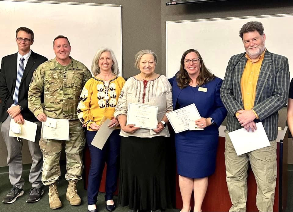 🇺🇸 I was honored to par take in a discussion panel on Ukraine at Methodist Univ.

I spoke about how Army occupational therapists  train (in prep) for deployments, combat versus humanitarian deployments, H2F &amp; Combat Stress. #ukraine #methodistuniversity #armyot #aota #army