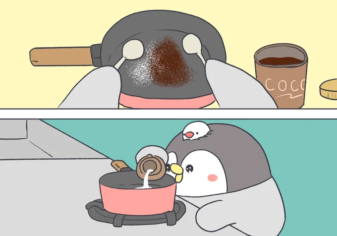 ペンギンとココア 