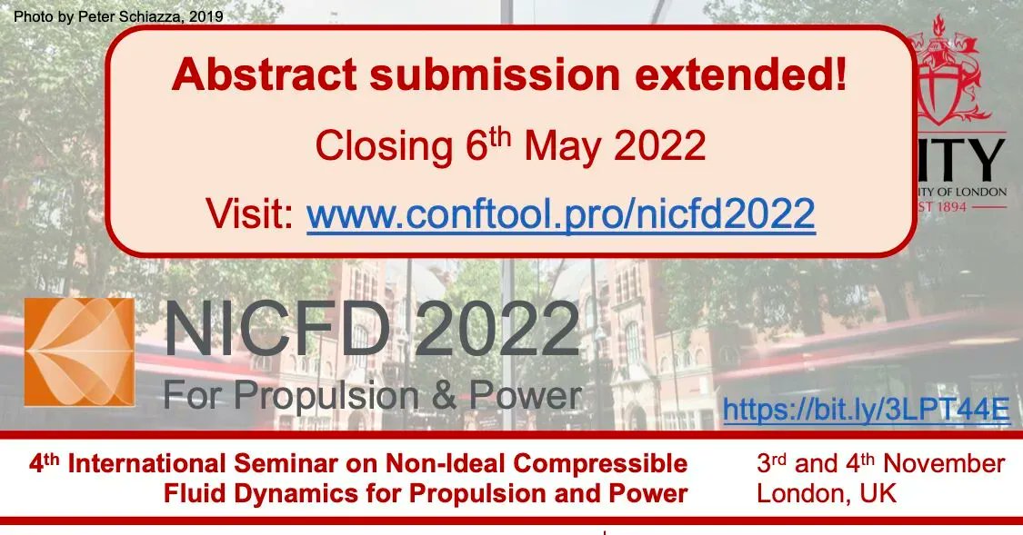 ercoftac's tweet photo. There is still time to submit your abstract to #NICFD2022
Abstract submissions have been extended until Friday 6th May 2022.
Head to the conference website for details on submission:
https://t.co/oh4YrzKOZL
#NICFD #CFD @CityUniLondon https://t.co/O8zc9A3C0c